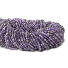 3-4mm Cape Amethyst plain round beads 15 inch 125 pieces - The Bead Traders