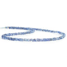 3-4mm Tanzanite Faceted Rondelle Beads 14 inch 200 pieces - The Bead Traders