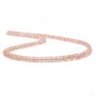 3-5.5mm Morganite faceted rondelle beads 16 inches 135 pieces AA - The Bead Traders