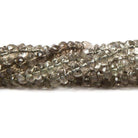 3-5mm Light Smoky Quartz faceted rondelle Beads 13.5 inches 114 pieces - The Bead Traders