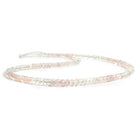 3-5mm Morganite Faceted Rondelle Beads 18 inch 200 pieces - The Bead Traders