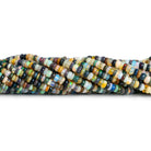 3-5mm Multi Color Ethiopian Opal Rondelles 16 inch 175 beads - The Bead Traders