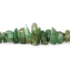 3-7mm Colombian Emerald chips 12 inches 149 Beads - The Bead Traders