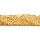 3-8mm Citrine Plain Rondelles 18 inch 180 beads AA - The Bead Traders
