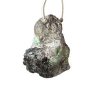 30x22mm Black Tourmalinated Quartz Natural Crystal Cluster Pendant 1 piece - The Bead Traders