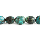 30x24mm Turquoise Plain Nuggets 16 inch 13 beads - The Bead Traders