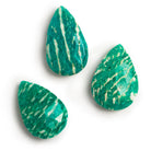 31x21mm Russian Amazonite Pear Focal Bead 1 Piece - The Bead Traders