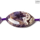 34x20x8mm Cape Amethyst straight drilled plain marquise 16 inch 10 beads - The Bead Traders