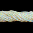 3.5-4.5mm Ethiopian Opal Plain Rondelle Beads 16 inch 180 pieces - The Bead Traders