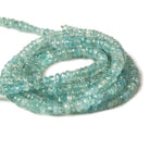 3.5-4mm Apatite Faceted Rondelle 16 inch 190 pieces - The Bead Traders