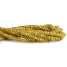 3.5-4mm Golden Tourmaline Plain Rondelle Beads 18 inch 210 pieces - The Bead Traders