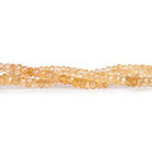 3.5-4mm Imperial Topaz Faceted Rondelles 15 inch 160 beads - The Bead Traders