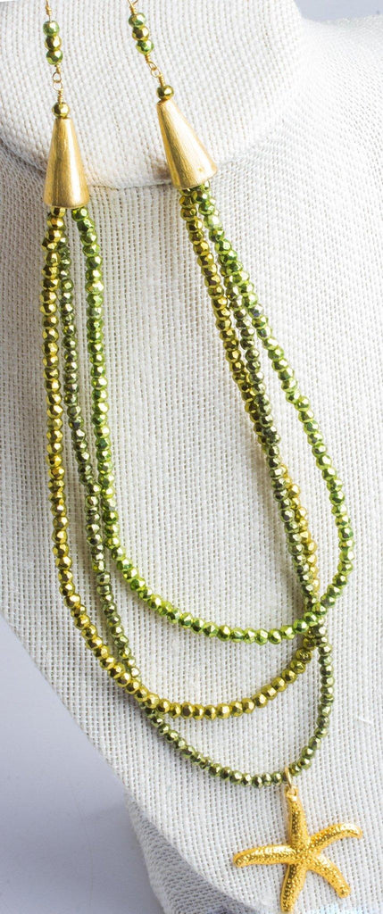 3.5-4mm Metallic Olive Green plated Pyrite faceted rondelle Beads 118 pcs - The Bead Traders
