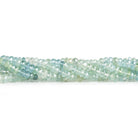 3.5-4mm Mystic Aquamarine Faceted Rondelles 14 inch 155 beads - The Bead Traders