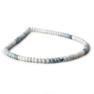 3.5-4mm Owyhee Opal faceted rondelle beads 13 inch 90 pieces - The Bead Traders