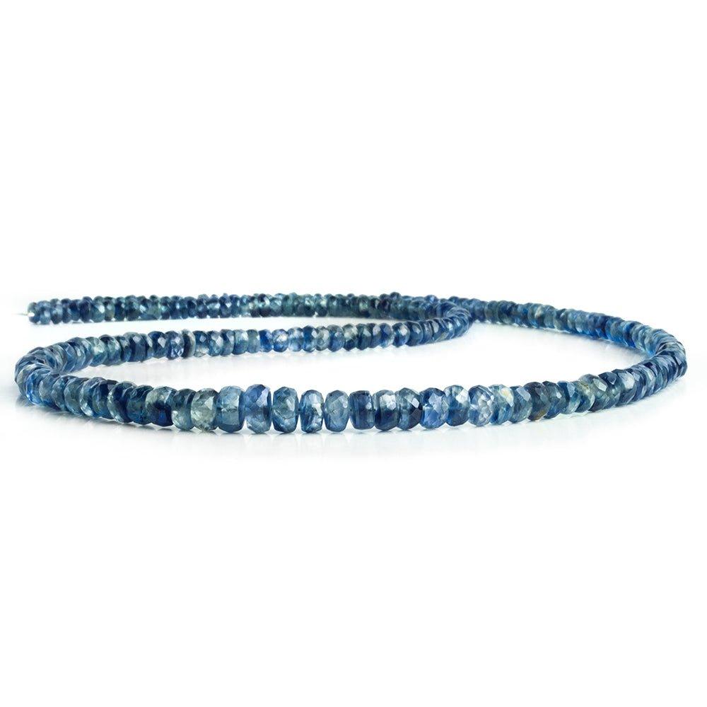 3.5-5.5mm Kyanite Faceted Rondelle Beads 17 inch 210 pieces - The Bead Traders