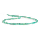 3.5-5mm Apatite Faceted Rondelles 16 inch 190 beads - The Bead Traders