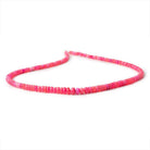3.5-5mm Purple Pink Ethiopian Opal faceted rondelles 18 inch 180 beads - The Bead Traders