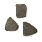 35.5x28.5mm average Pyrite Slab Pendant Bead 1 Piece - The Bead Traders