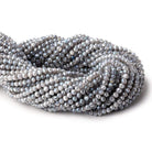 3.5mm Mystic Labradorite Micro Faceted Rondelle Beads 13 inch 104 pieces - The Bead Traders