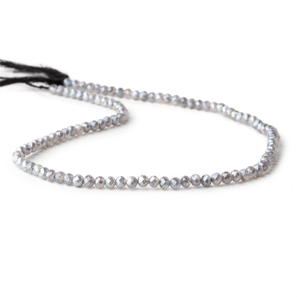 3.5mm Mystic Labradorite Micro Faceted Rondelle Beads 13 inch 104 pieces - The Bead Traders