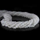 3.5mm Rainbow Moonstone plain round beads 15 inch 98 pieces - The Bead Traders