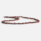 3.5x2.5mm Red Brown Baroque Pearls 15 inch 140 pieces - The Bead Traders