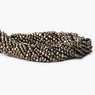 3.5x3mm Copperish Green Side Drilled Baroque Freshwater Pearls 15.5 inch 135 pieces - The Bead Traders