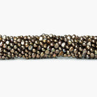 3.5x3mm Copperish Green Side Drilled Baroque Freshwater Pearls 15.5 inch 135 pieces - The Bead Traders