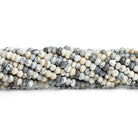 3mm-4mm Dendritic Opal Faceted Rondelle Beads 14 inch 145 pieces - The Bead Traders