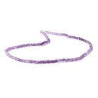 3mm Amethyst faceted rondelle beads 13.5 inch 110 pieces - The Bead Traders