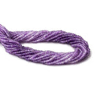 3mm Amethyst faceted rondelle beads 13.5 inch 110 pieces - The Bead Traders