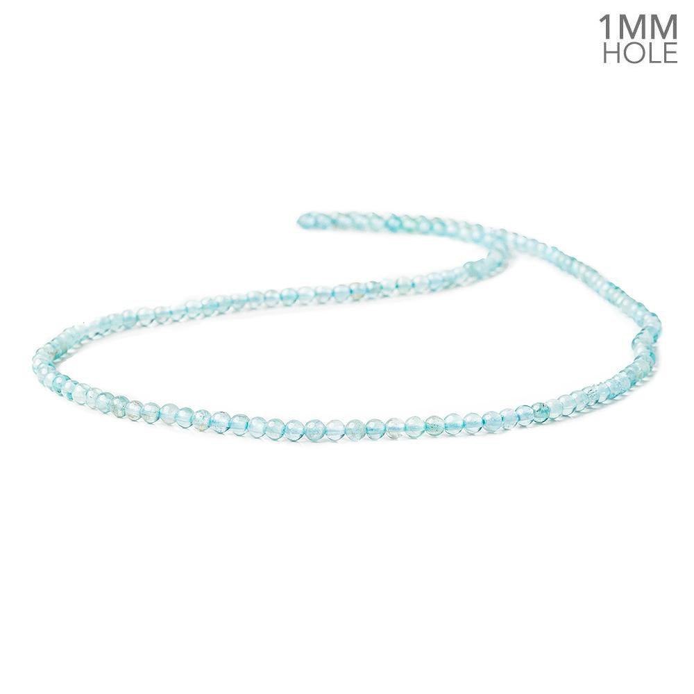 3mm Apatite plain round beads 15.5 inch 139 pieces - The Bead Traders