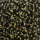 3mm Black Crystal rondelle Gold Dangling Chain by the foot 97 beads - The Bead Traders