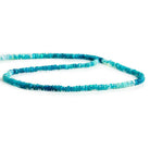 3mm Blue Ethiopian Opal Plain Rondelle Beads 17 inch 250 pieces - The Bead Traders