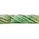 3mm Chrysoprase Faceted Rondelles 13 inch 150 beads - The Bead Traders