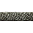 3mm Grey Moonstone microfaceted round beads 13 inch 130 pieces - The Bead Traders