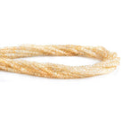 3mm Imperial Topaz Faceted Rondelle Beads 16 inch 225 pieces - The Bead Traders