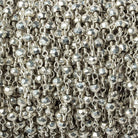 3mm Metallic Silver plated Pyrite Silver plated Chain 10ft lot - The Bead Traders