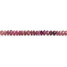 3mm Multi color Pink Tourmaline Faceted Rondelle Beads, 17 inch - The Bead Traders
