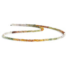 3mm Multicolor Sapphire Faceted Rondelles 16 inch 255 beads - The Bead Traders