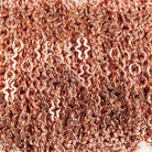 3mm Rose Gold plated Fancy Cross Link Chain by the Foot - The Bead Traders