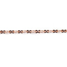 3mm Rose Gold plated Oval and Bowtie Link Chain by the Foot - The Bead Traders