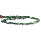 3mm Ruby in Zoisite Faceted Rondelle Beads 13 inch 120 pieces - The Bead Traders