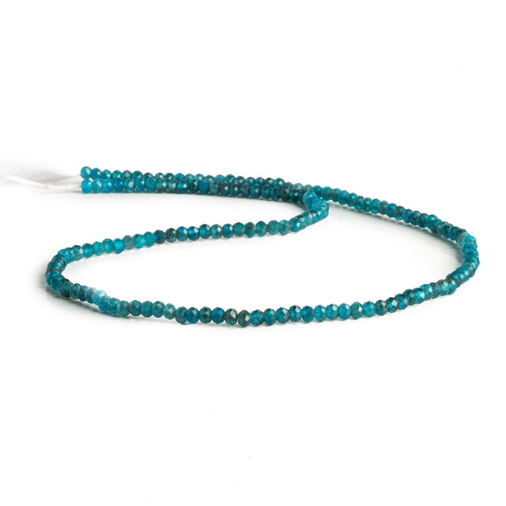 3mm Shaded Apatite Microfaceted Rondelles 13 inch 145 beads - The Bead Traders