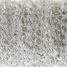 3mm Silver plated Curb Link Chain by the foot - Lot - The Bead Traders