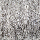 3mm Silver plated Fancy Cross Link Chain by the Foot - The Bead Traders