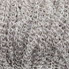 3mm Silver plated Loop Link Chain by the Foot - The Bead Traders