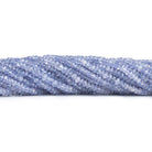 3mm Tanzanite Faceted Rondelle Beads 16 inch 215 pieces - The Bead Traders