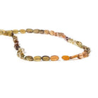 3x5mm Brown and Green Tourmaline Plain Oval Beads, 13.75" 60 pcs - The Bead Traders